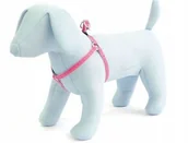 Szelki dla psów - Szelki dla psa różowe z ekoskóry 1 cm x 25 - 40 cm - miniaturka - grafika 1