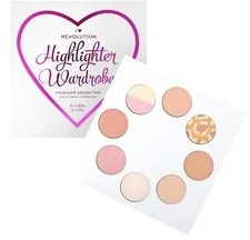 I Heart Revolution I Heart Revolution Highlighter Wardrobe paleta rozjaśniaczy 8 x 2,37 g - Pozostałe kosmetyki - miniaturka - grafika 3