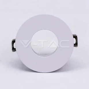 v-tac Oprawa Oczko V-TAC GU10 Wpuszczana Biały/Chrom Okrągła VT-873 - Oprawy, klosze i abażury - miniaturka - grafika 3