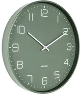 Zegary - Karlsson Zegar ścienny Lofty matt green by KA5751GR - miniaturka - grafika 1