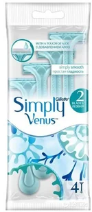 Gillette Simply Venus Jednorazowe maszynki do golenia dla kobiet 4 sztuki OD 24,99zł - Maszynki do golenia i wkłady - miniaturka - grafika 2