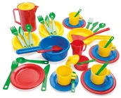 Zabawki AGD - Dantoy KITCHEN PLAY SET IN BOX 42 PCS. 4223 - miniaturka - grafika 1