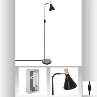Atmosphera Créateur d'intérieur ATMOSHERA Lampa metalowa, podłogowa, czarna, 140 cm - Lampy stojące Atmosphera Créateur d'intérieur ATMOSHERA Lampa metalowa, podłogowa, czarna, 140 cm - Lampy stojące - miniaturka - grafika 6