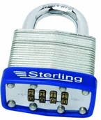 Kłódki - Sterling Srebro wysokiej próby  pozostały cpl146 4-liniowy wyświetlacz zamek szyfrowy laminowany ze stali nierdzewnej, 46 MM CPL146 - miniaturka - grafika 1