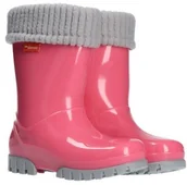 Buty dla dziewczynek - Demar Kalosze dziecięce TWISTER LUX F (28-35) 0407F - miniaturka - grafika 1