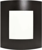 Lampy ogrodowe - Polux Kinkiet ogrodowy SAFON SG1048BR prostokąt INOX brązowy basic >> DARMOWA DO (208798) - miniaturka - grafika 1