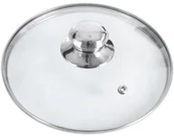 Pokrywki - Orion Pokrywka szklana / stalowy uchwyt 22 cm 122579 - miniaturka - grafika 1