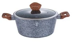 Berlinger Haus Garnek ze szklaną pokrywką 24 cm Forest Line - Garnki - miniaturka - grafika 3