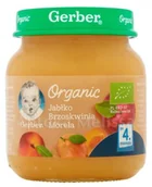 Desery dla dzieci - Gerber ORGANIC Jabłko/Brzoskwinia/Morela po 4 m-cu 125 g - miniaturka - grafika 1