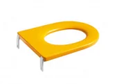 Deski sedesowe - Roca A801116714 HAPPENING BABY Siedzisko do miski wc dla dzieci żółte - miniaturka - grafika 1