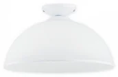 Lampy sufitowe - Lemir Freja duży plafon 1 pł. (@35) z ramką / biały połysk O3136 P1 BIA - miniaturka - grafika 1