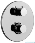 Baterie umywalkowe - Paffoni Light Bateria podtynkowa z termostatem chrom LIQ019CR | - miniaturka - grafika 1