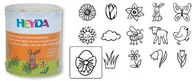 Pozostałe akcesoria dla plastyków - Heyda Zestaw drewnianych stempli - wiosna 15 sztuk 20-4888484 - miniaturka - grafika 1