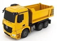 Zabawki zdalnie sterowane - Double Eagle Wywrotka Mercedes-Benz Arocs 1:26 2.4GHz RTR (dźwięki i światła, podnoszona i opuszczana naczepa) 6948061922746 - miniaturka - grafika 1