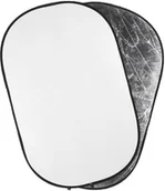 Blendy fotograficzne - Quadralite Blenda srebrno-biała 90x120 4787 - miniaturka - grafika 1