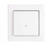 Systemy inteligentnych domów - F&F F&Wave nadajnik ścienny 1-klawiszowy 2-kanałowy FW-WSO2 FW-WSO2 - miniaturka - grafika 1