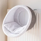 Legowiska dla kotów - Trixie Trixie okrągłe legowisko na kaloryfer 38 × H 34 cm - miniaturka - grafika 1