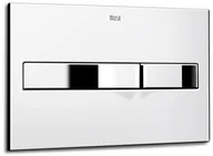 Przyciski spłukujące - Roca Przycisk spłukujący do stelaża DWUFUNKCYJNY chrom błyszczący - miniaturka - grafika 1