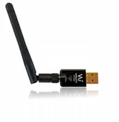 Akcesoria TV-SAT - Adapter WiFi Wi-fi Vu+ 300mbps 2,4 GHz Usb antena - miniaturka - grafika 1