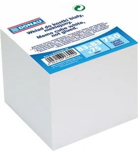 Donau KOSTKA PAPIEROWA NIEKLEJONA 83X83X75 BIAŁY 8309000-09 - Etykiety samoprzylepne i bloki etykiet - miniaturka - grafika 6