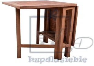 Divero Stół drewniany ogrodowy składany DIVERO z drewna teakowego - Stoły ogrodowe - miniaturka - grafika 6