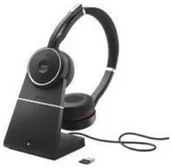 Słuchawki - Jabra Evolve 75 MS Duo czarne - miniaturka - grafika 1