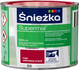 ŚNIEŻKA ŚNIEŻKA SUPERMAL EMALIA OLEJNO-FTALOWA POPIELATY JASNY POŁYSK RAL7047 0,2L q126000200R704700 - Emalie - miniaturka - grafika 8