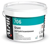 Zaprawy budowlane - Alpol AG 706 grunt pod tynki krzemianowe biały 13 kg - miniaturka - grafika 1