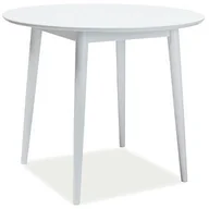 Stoły - Signal Stół do jadalni Laron 90 cm biały SG-1884 - miniaturka - grafika 1