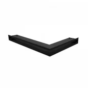 Akcesoria kominkowe - Kratki.pl LUFT narożny lewy czarny 60x40x6 LUFT/NL/6/40/45S/C - miniaturka - grafika 1