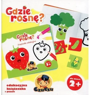 CzuCzu Gdzie Rosnę$245 Edukacyjna Książeczka + Puzzle 73029 - Zabawki interaktywne dla dzieci - miniaturka - grafika 2