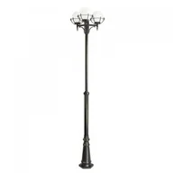 Lampy ogrodowe - Su-Ma Kule z koszykiem 200 wys. regulowana 180-280cm. Latarnia ogrodowa potrójna wysoka OGMWN 3 KPO OGMWN 3 KPO - miniaturka - grafika 1