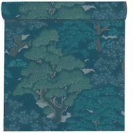 Tapety - Rasch Tapeta Drzewa 477238 niebieska winylowa na flizelinie - miniaturka - grafika 1