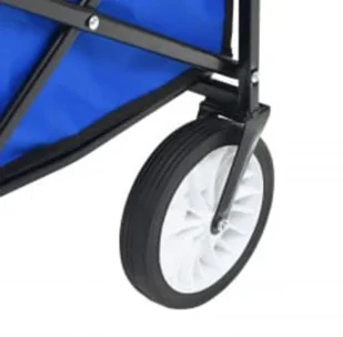 vidaXL Lumarko Składany wózek ręczny z zadaszeniem, stalowy, niebieski! 147590 - Pozostałe narzędzia ogrodowe - miniaturka - grafika 7
