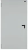 Drzwi zewnętrzne - Drzwi techniczne Technical 62.5 szare 90 lewe otwierane na zewnątrz - miniaturka - grafika 1