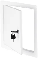 Akcesoria do armatury i ceramiki - Awenta Drzwiczki metalowe z zamknięciem 60 x 60 cm białe DM104Z - miniaturka - grafika 1