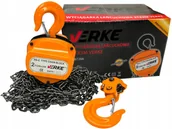 Wciągarki - Vidaxl Wyciągarka Łańcuchow 2T 3M Łańcuch Verke - miniaturka - grafika 1