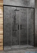 Ścianki i drzwi prysznicowe - Radaway Idea Black Dwd drzwi wnękowe 140cm szkło przejrzyste 387124-54-01 | - miniaturka - grafika 1