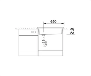 Blanco PLENTA stal szczotkowana 514029 - Zlewozmywaki - miniaturka - grafika 6