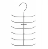 Wieszaki do szafy - WIESZAK NA KRAWATY PASKI - 12 ramienny jasno szary - miniaturka - grafika 1