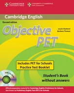 Książki do nauki języka angielskiego - Objective PET Student's Book without answers + CD - Hashemi Louise, Thomas Barbara - miniaturka - grafika 1