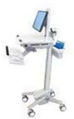 Uchwyty do telewizora - Ergotron StyleView EMR Cart with LCD Pivot SV41-6300-0 - miniaturka - grafika 1