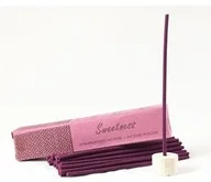 Kadzidła i dodatki - Song Of India Nie zawierające bambusa kadzidła indyjskie z ceramicznym stojakiem SWEETNESS 50 sztuk - miniaturka - grafika 1