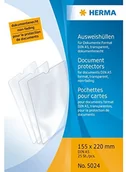 Artykuły biurowe - Herma 5024 dowód osobisty wtykowe koszulek A5 przezroczysty - miniaturka - grafika 1