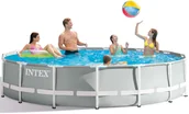 Baseny ogrodowe - Intex Basen z zestawem akcesoriów Prism Frame, 457x107 cm, 26724GN vidaXL - miniaturka - grafika 1