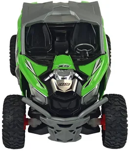 Import LEANToys Terenowe Auto Cross Country Zdalnie Sterowane Pilot 27 MHz Zielone LT-9386-0 - Zabawki zdalnie sterowane - miniaturka - grafika 4
