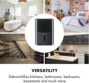 Osuszacz powietrza Klarstein DryFy10 (DXJ2-DryFy-10-grey) - Domowe osuszacze powietrza - miniaturka - grafika 6