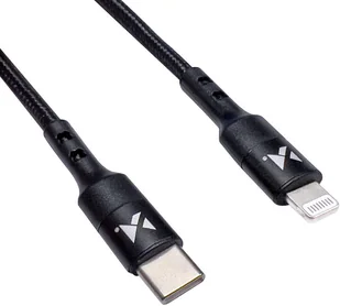Wozinsky Kabel przewód USB Typ C - Lightning Power Delivery 18W 1m czarny WUC-PD-CL1B - Kable USB - miniaturka - grafika 3