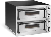 Piece, kotły  i płyty grzejne gastronomiczne - Royal Catering Piec do pizzy - dwukomorowy - 12 pizz 32 cm - RC-POB66 RC-POB66 - miniaturka - grafika 1