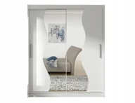 Szafy - Biała Szafa przesuwna Pesto S - Szafy do Sypialni - miniaturka - grafika 1